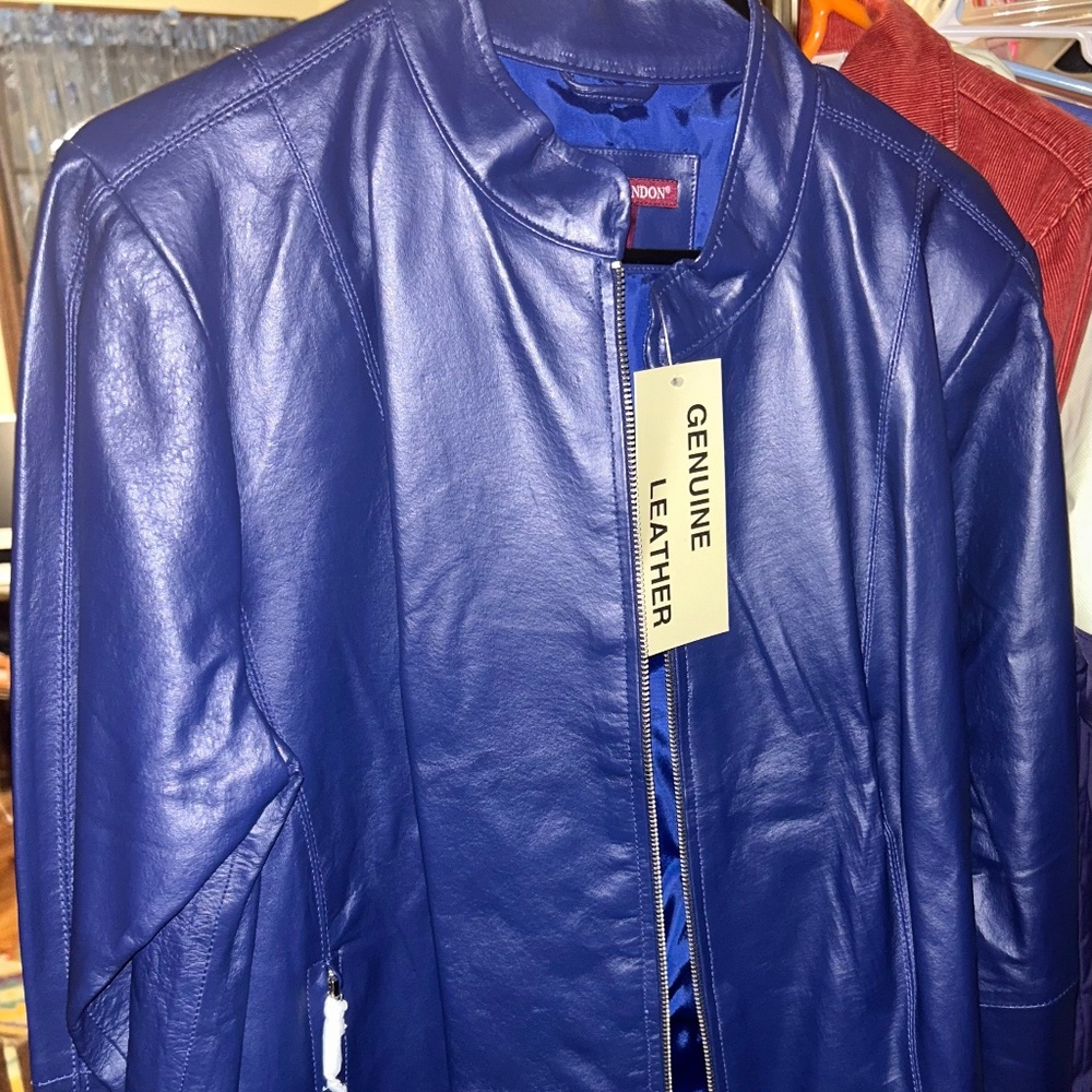 NWT GENUINE LEATHER JACKET